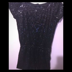 Girls gap sequined jumper